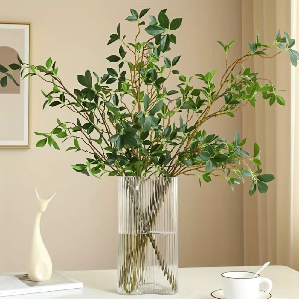 Lot de 3 feuilles de Ficus artificielles de 73 cm