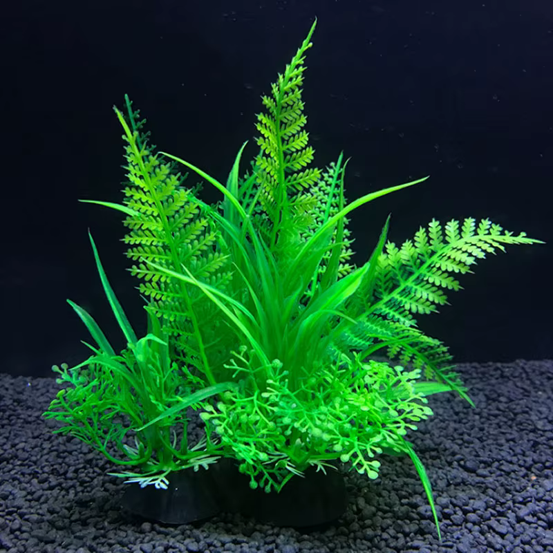 Plantes artificielles de décoration d'aquarium