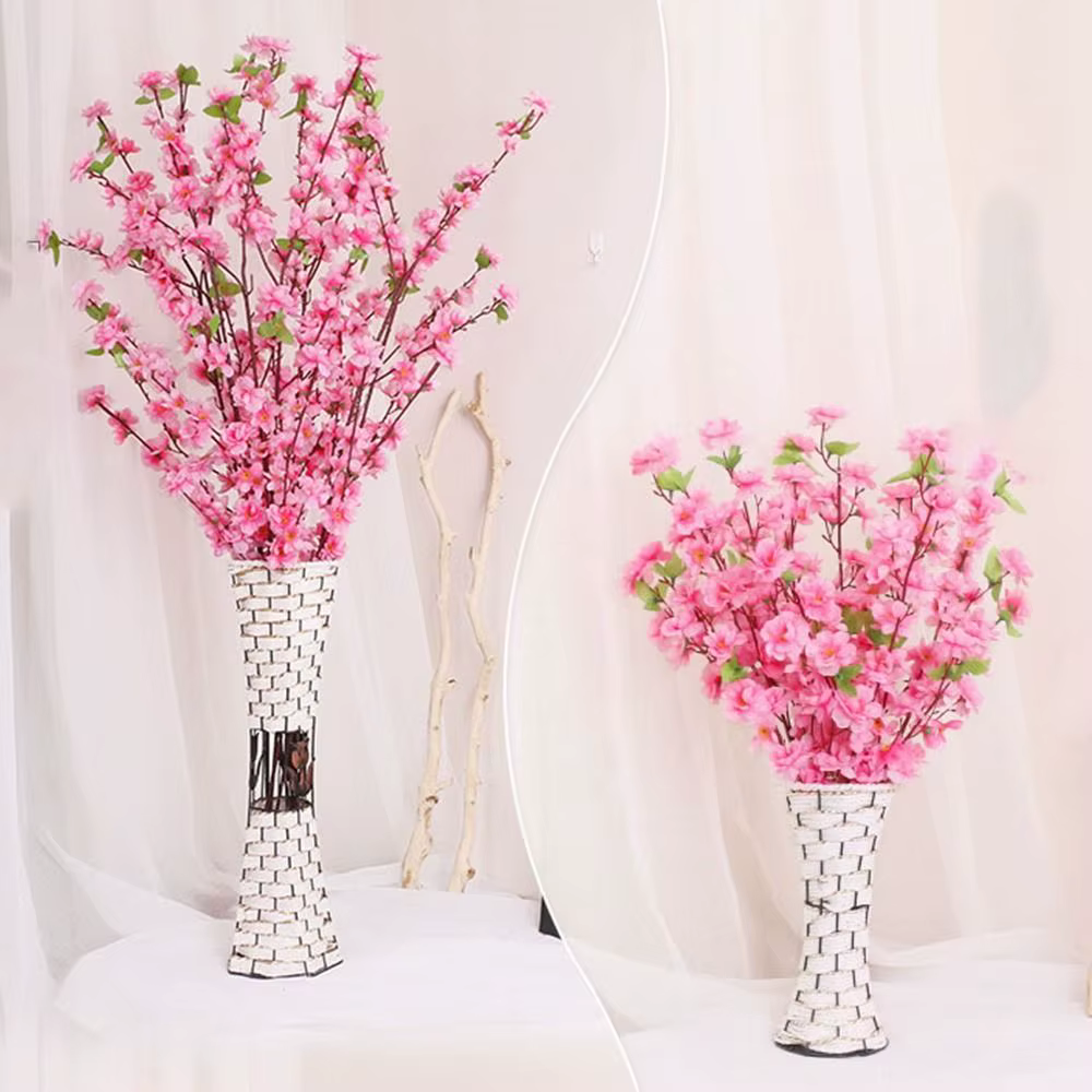 Branche de fleur de prunier rouge courte/longue