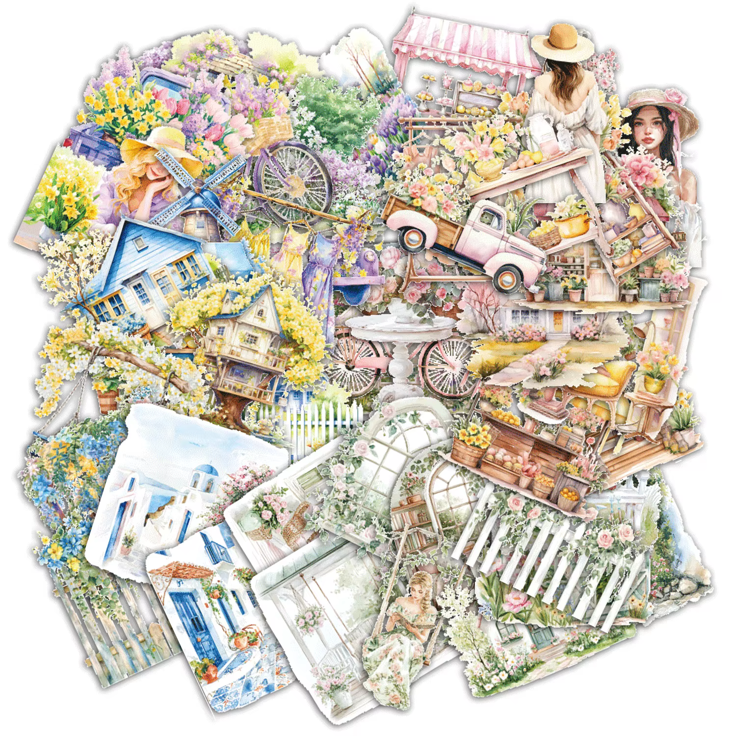 Autocollant Scrapbook Kawaii