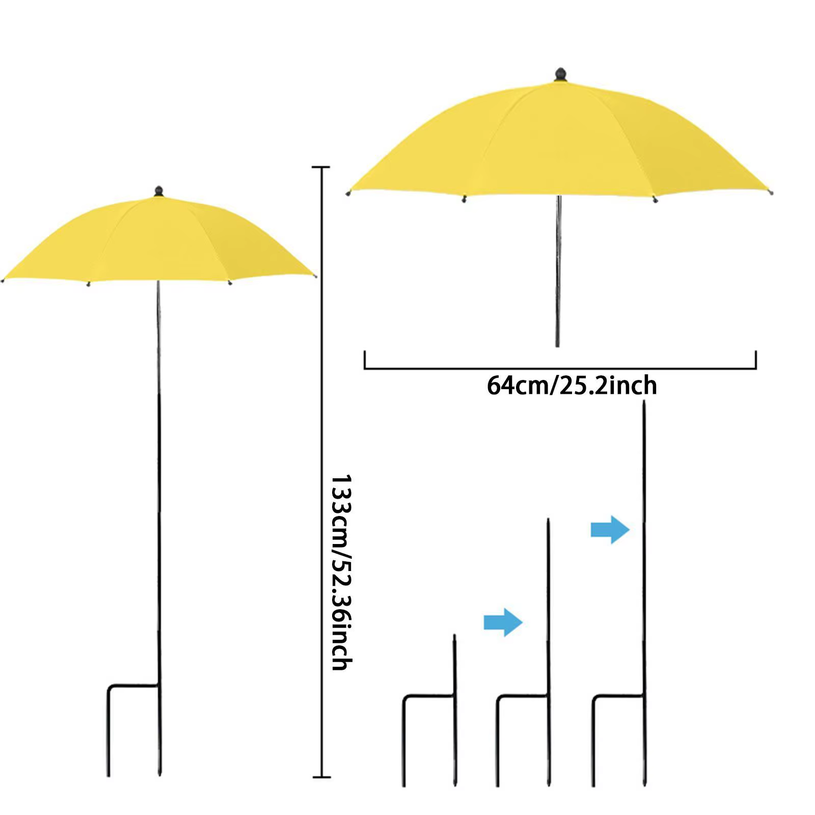 Parasol résistant pour plantes