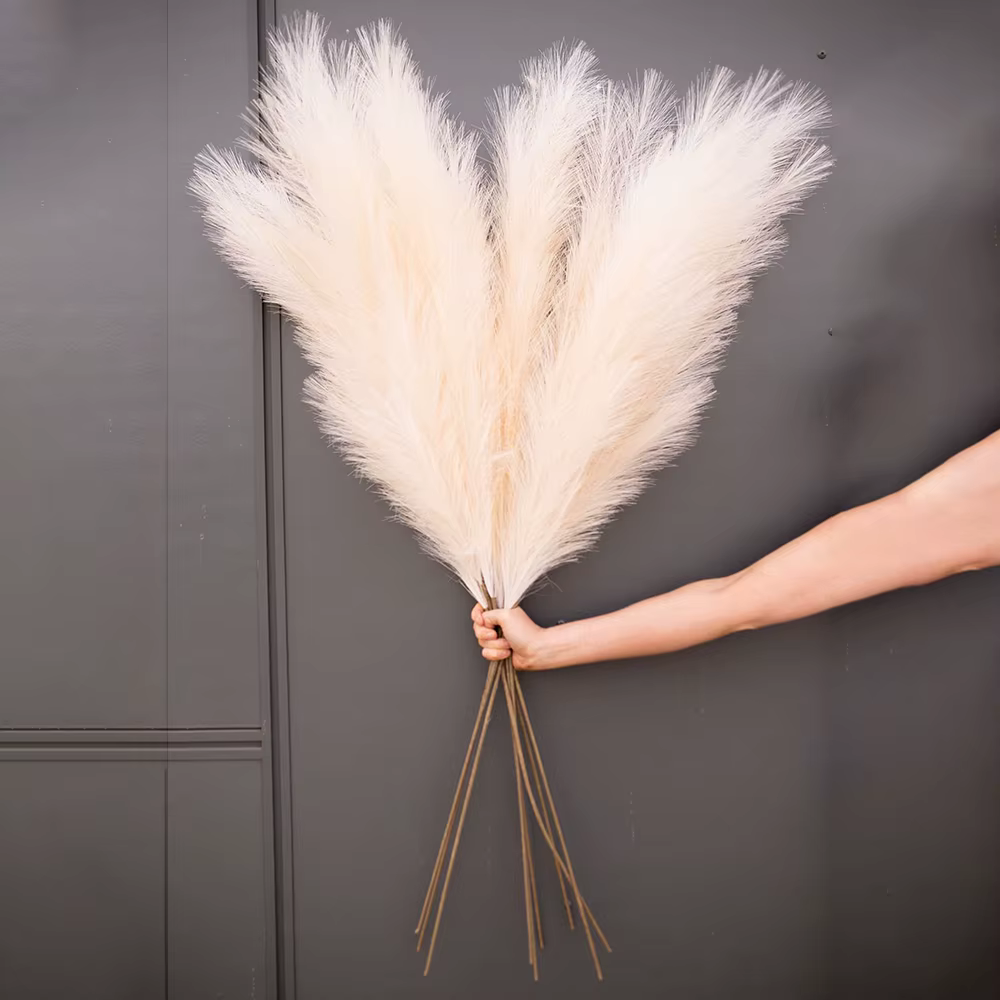1 pièces Faux Pampas herbe décor Plume