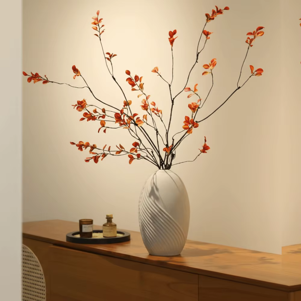 Feuilles d'érable artificielles en plastique