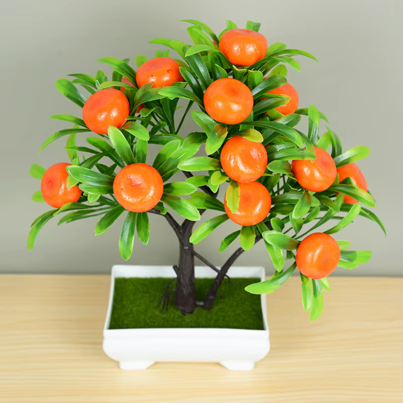 Plantes artificielles en Pot bonsaï vert petit arbre herbe