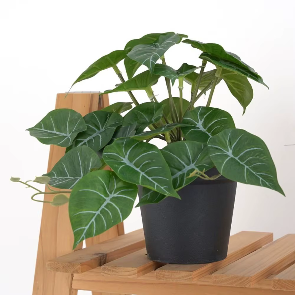 23 feuilles de plantes vertes artificielles