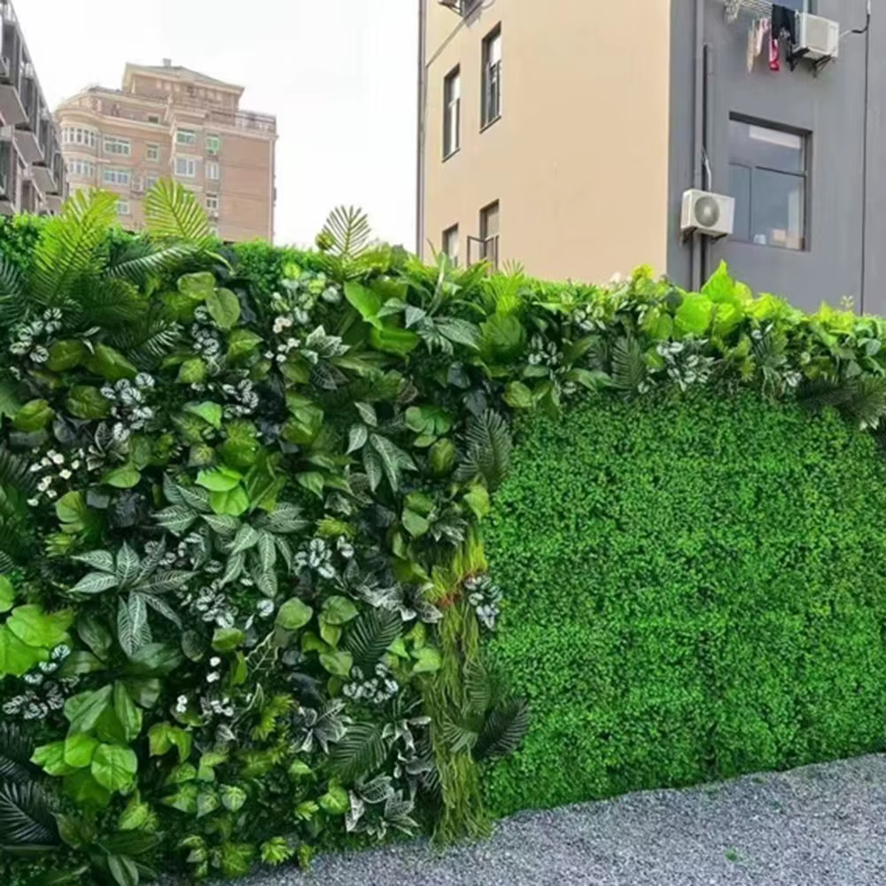 Panneau mural de plantes artificielles