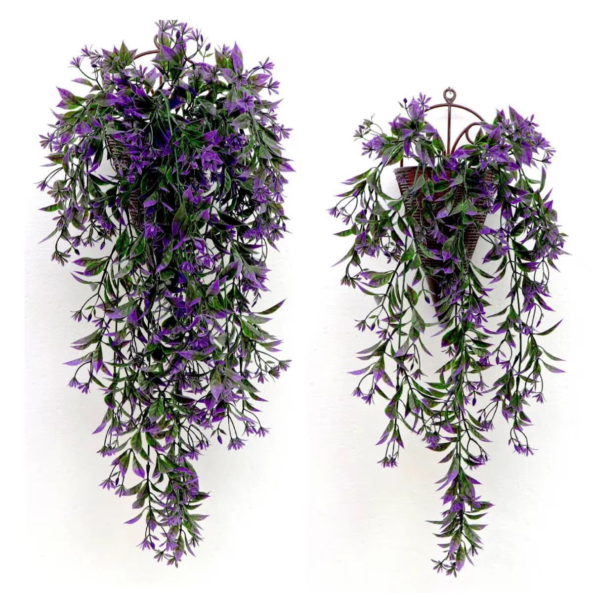 Vigne murale suspendue en fleurs d'oranger artificielles