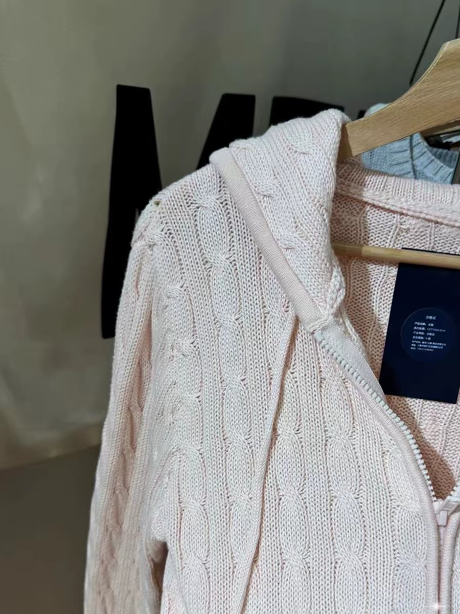 Cardigan tricoté à fleurs torsadées pour femme, pull à manches longues, cordon de serrage, capuche, fermeture éclair, Streetwear, doux, manteau, haut Y2K, automne