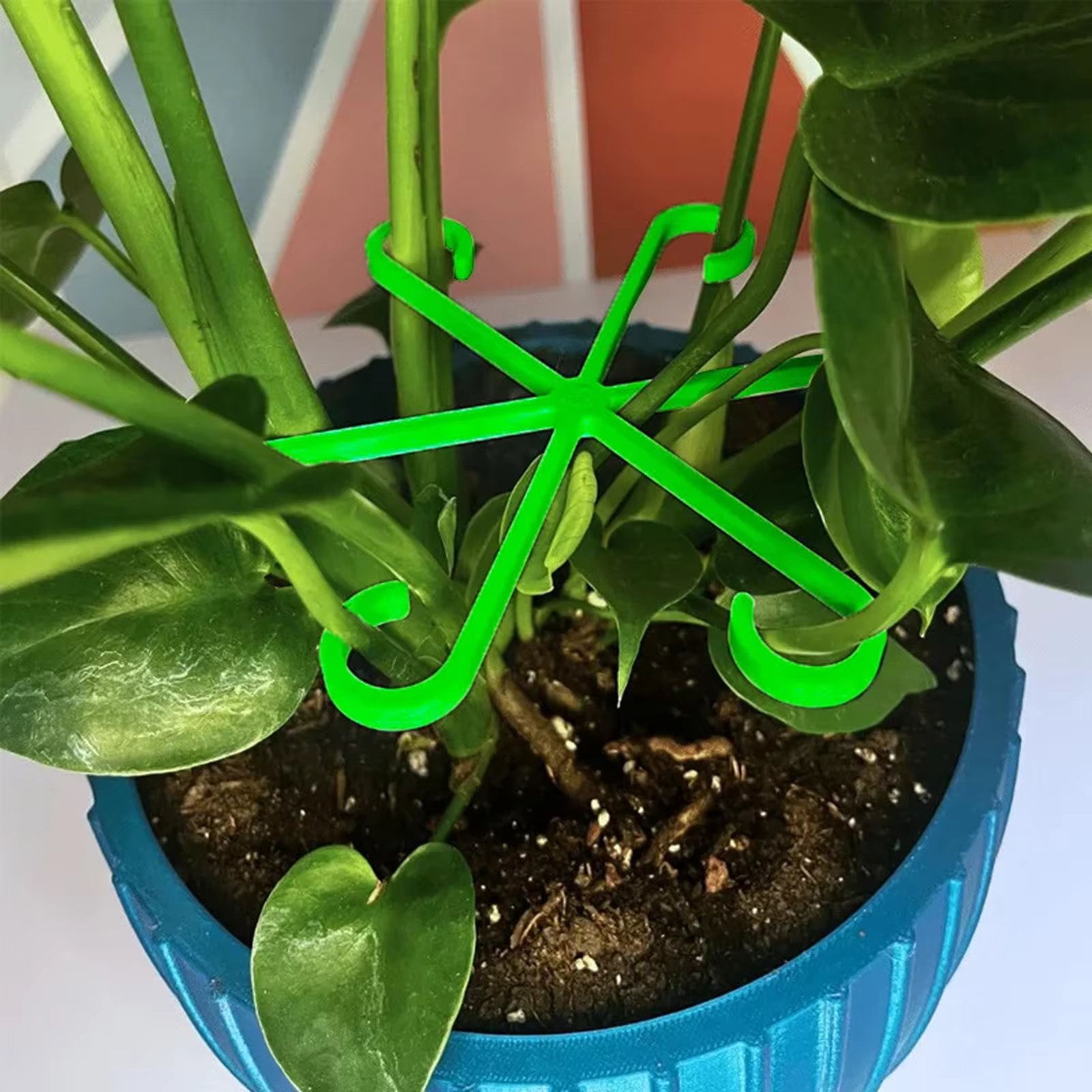 Lot de 4 supports anti-chute pour plantes