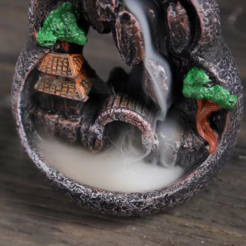 Brûleur d'encens à reflux en résine