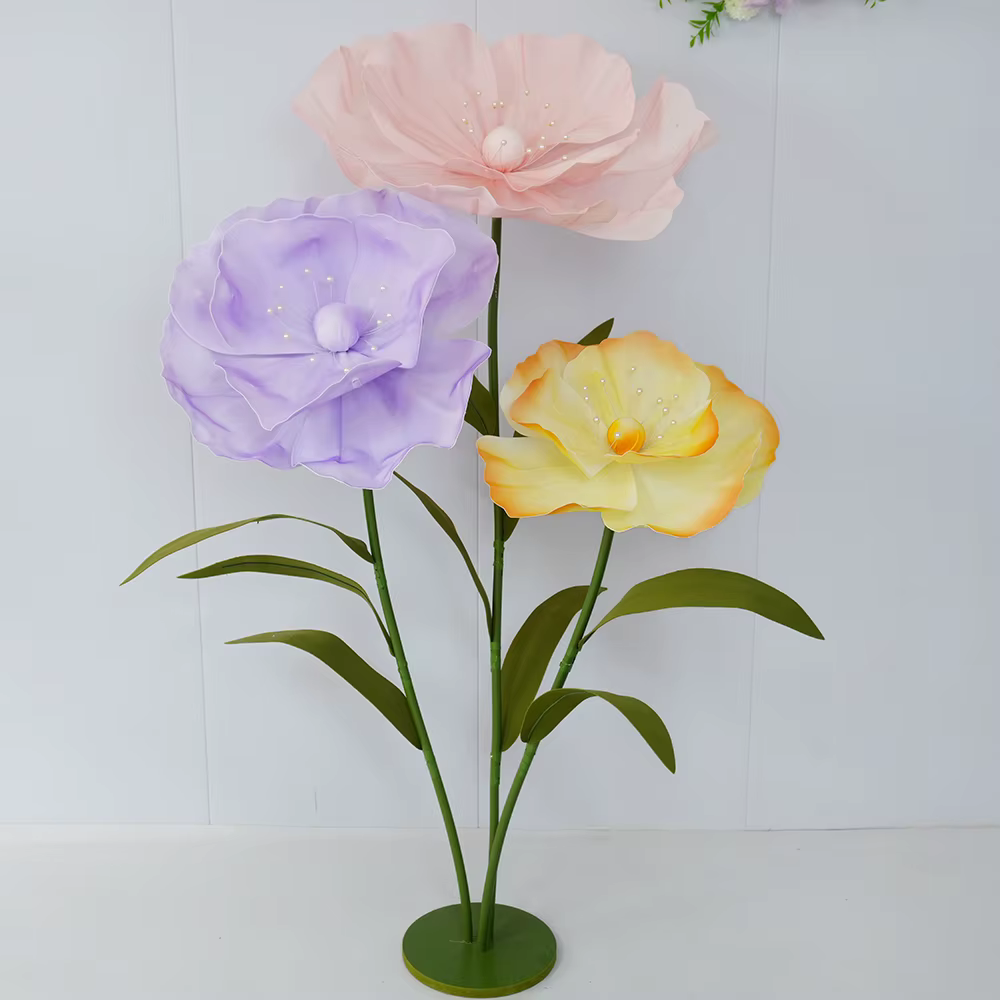 Fleurs artificielles géantes 170cm