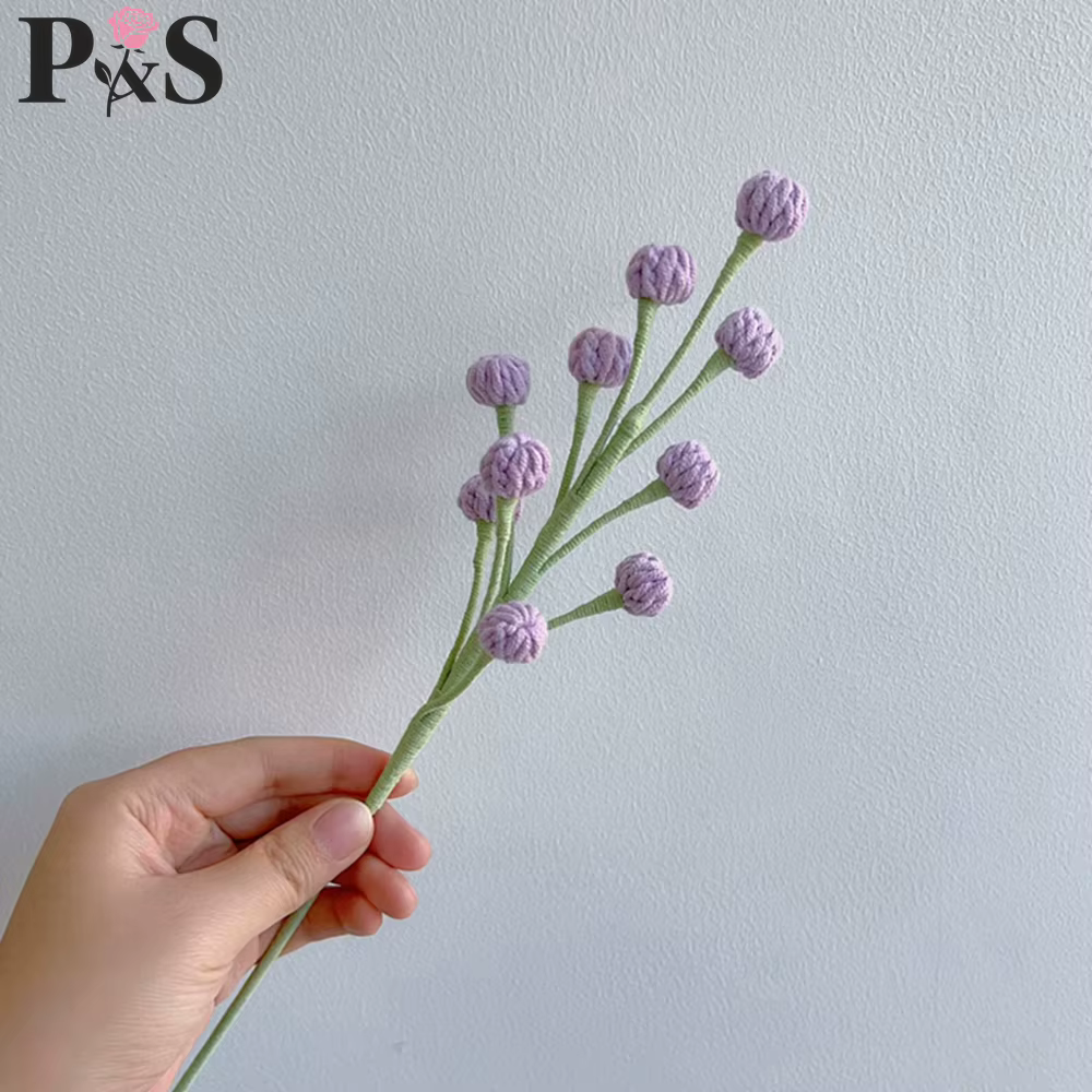 Snowberry – fleur au Crochet faite à la main