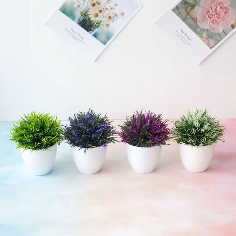 Plantes artificielles bonsaï vert