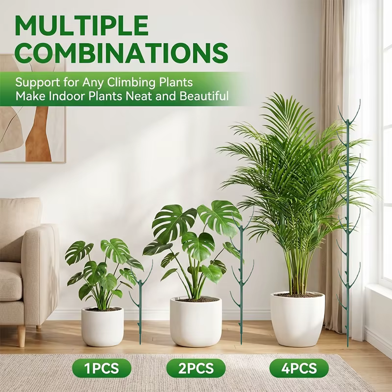Supports de plantes en forme d'anneau empilables pour plantes vertes
