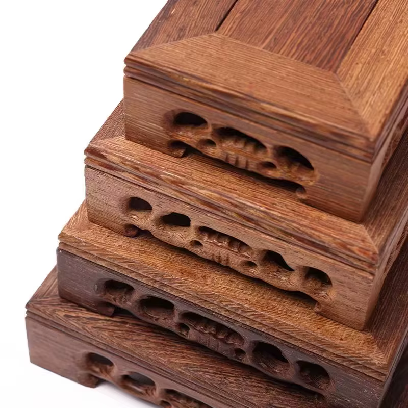 Support de pot de fleurs en bois