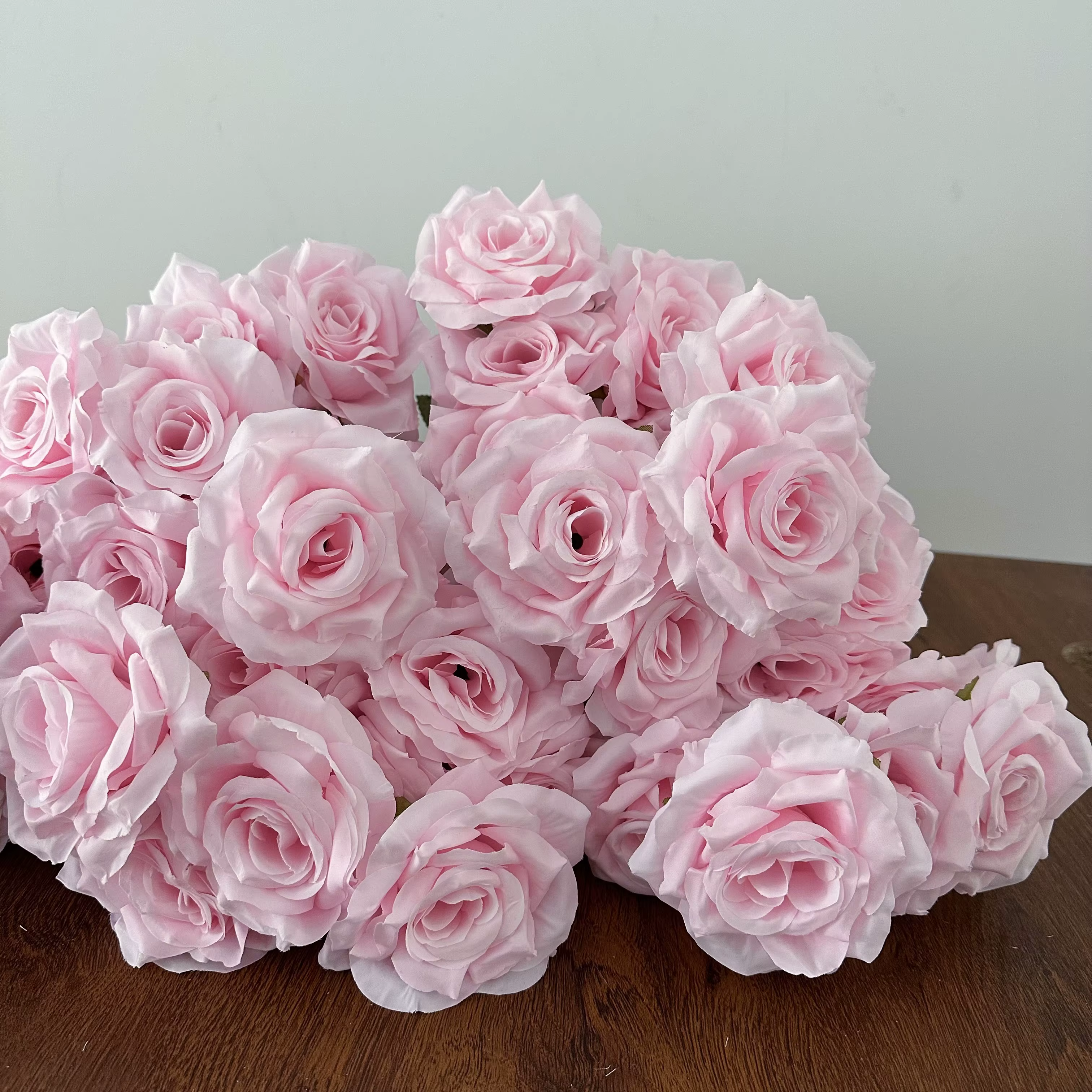 Roses artificielles en soie à 9 têtes
