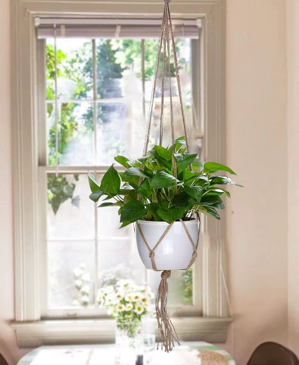 Panier suspendu décoratif pour plantes