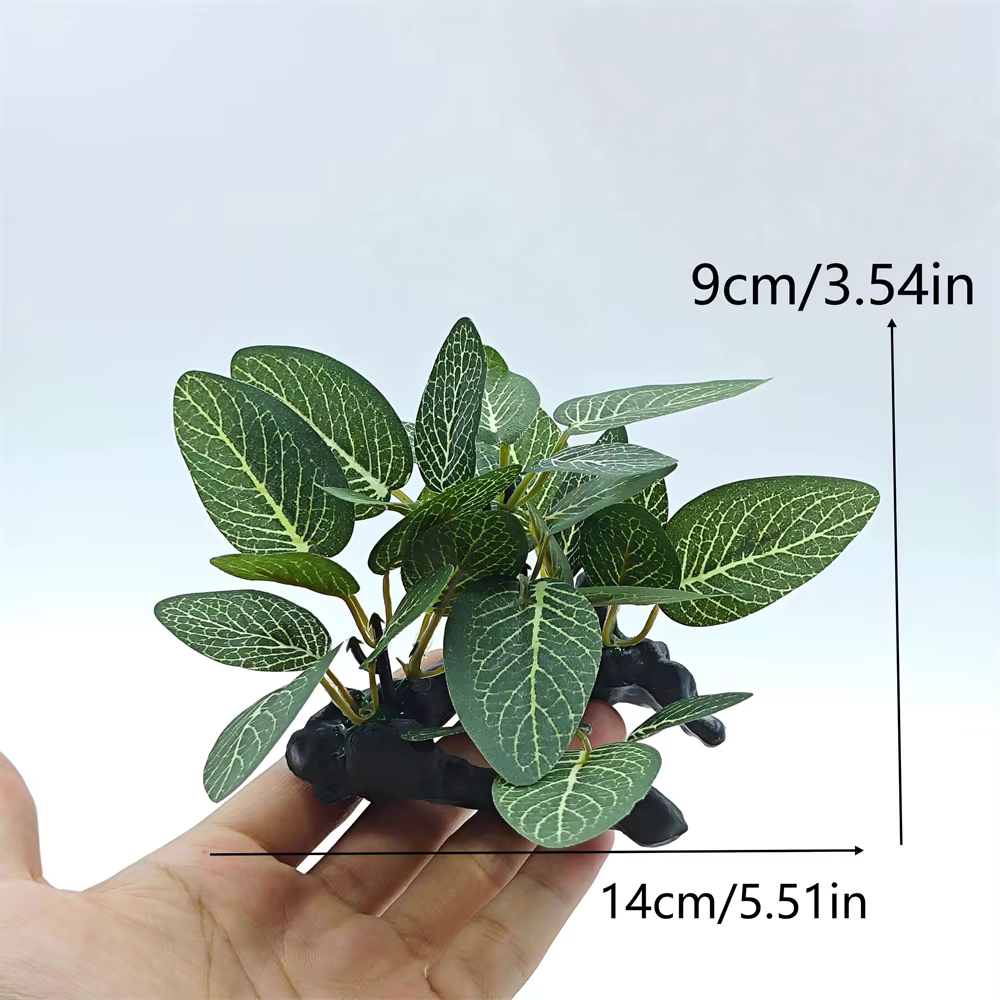 Plante de simulation d'aquarium en plastique