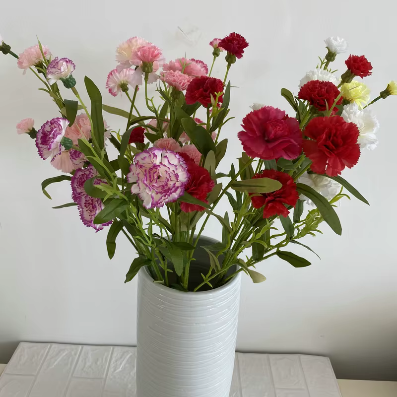 Fausses fleurs artificielles pour décoration de mariage