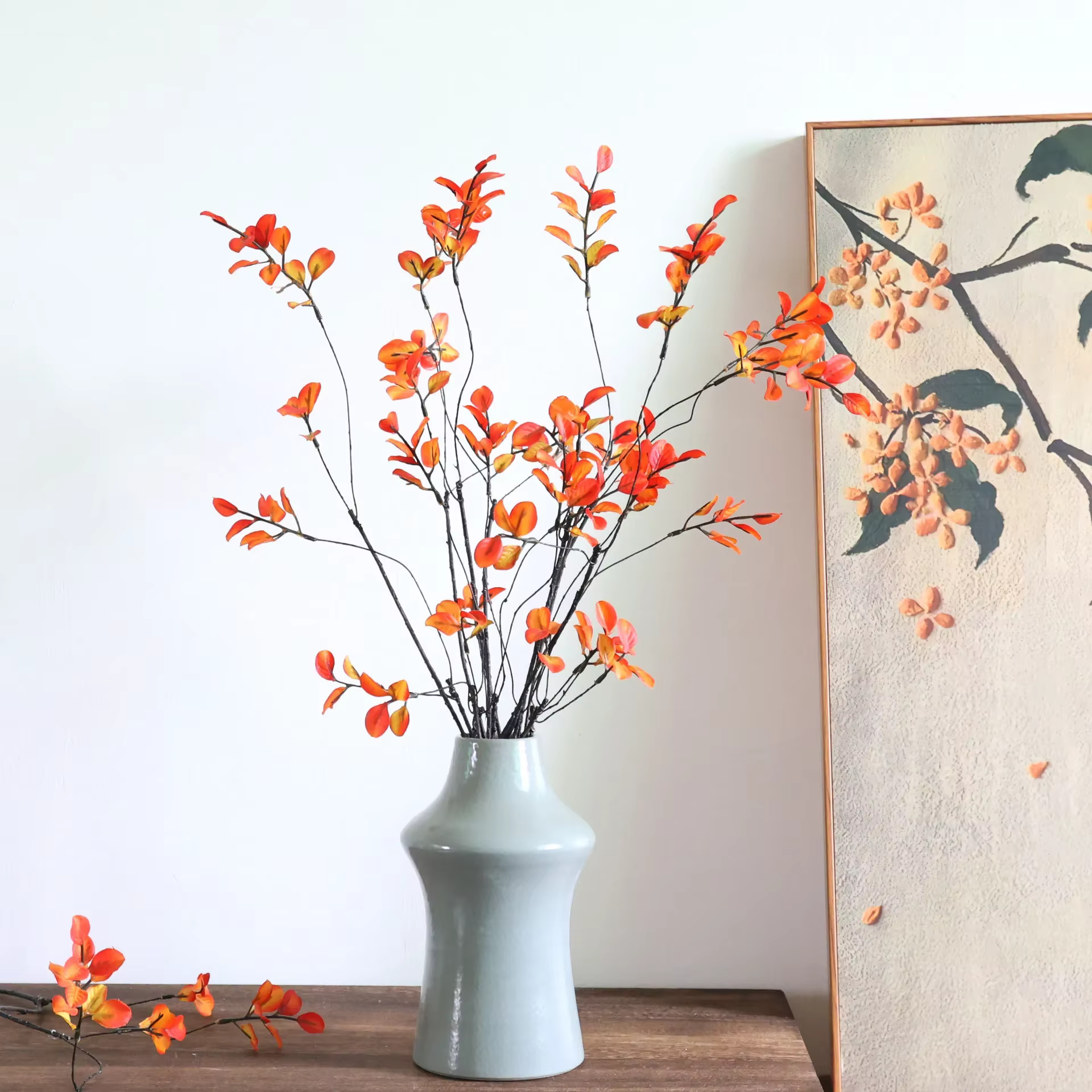 Plante Artificielle en Rotin pour Décoration de Maison