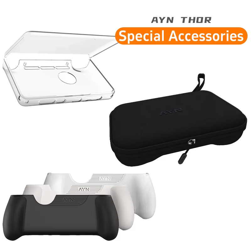 AYN THOR accessoires de jeu double écran rabattable appareil portable étui de protection sac de rangement lanière sac souple pour AYN THOR