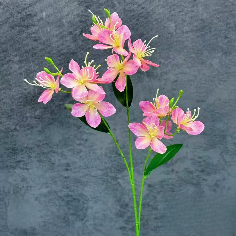 10 pièces de fleurs artificielles en soie de jasmin
