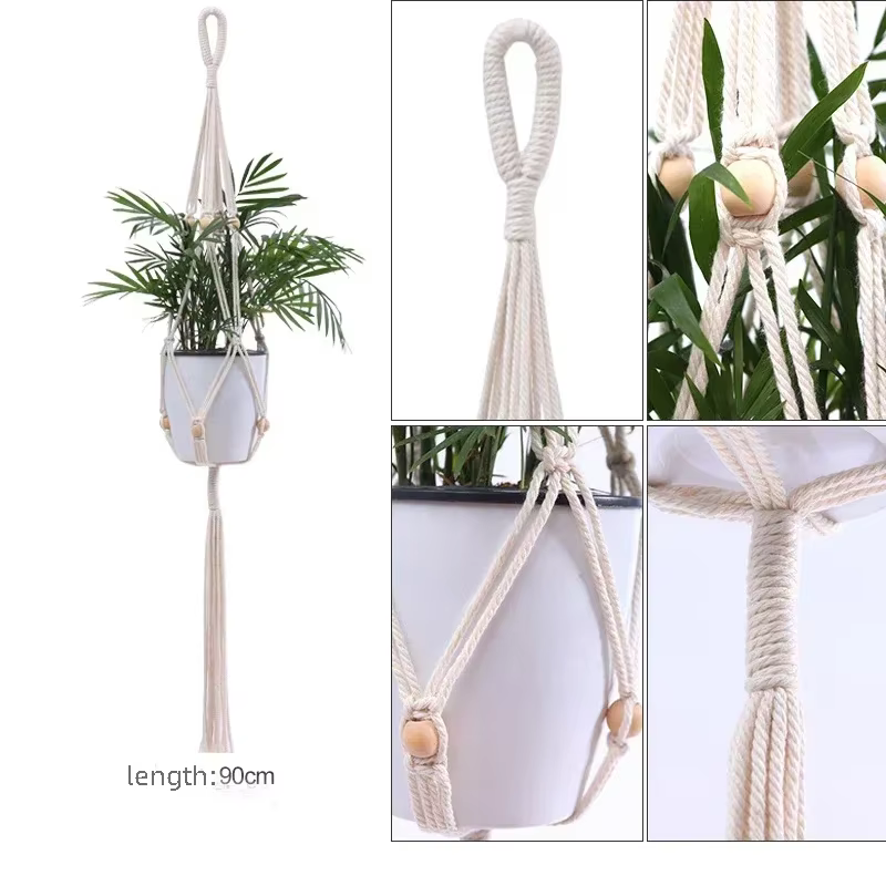 Support fait main pour pots de fleurs