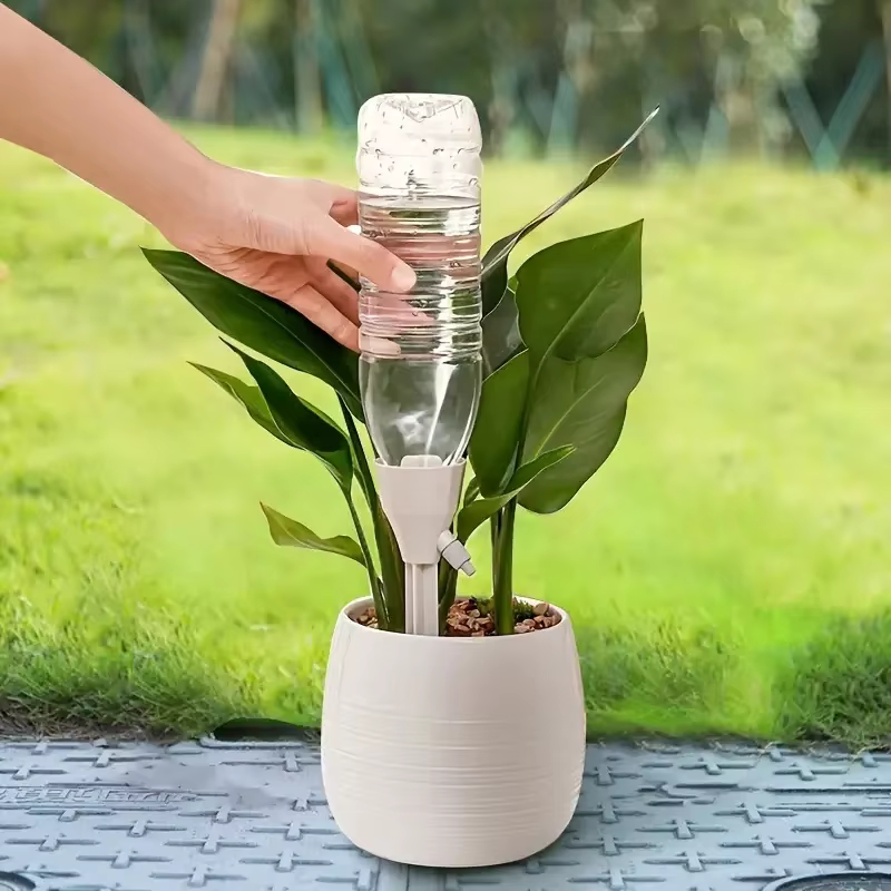 Dispositif d'arrosage automatique de fleurs pour plantes en pot à la maison