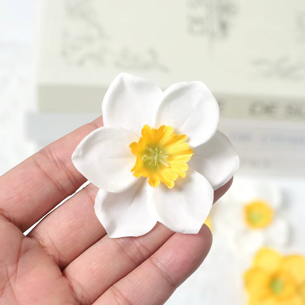 Fleurs artificielles narcisse en soie