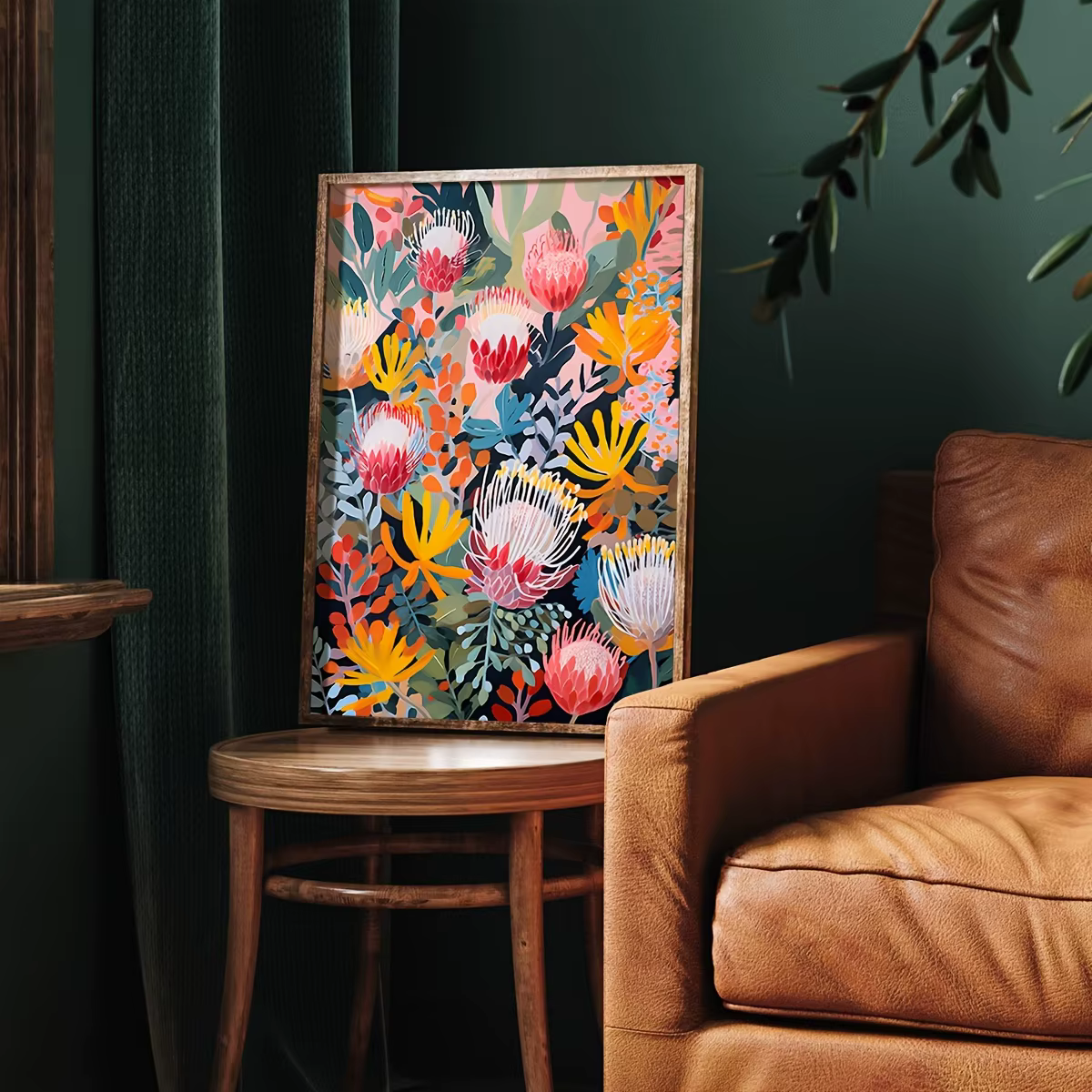 1/3 pièces australie Banksia fleurs plantes impressions sur toile fleur native affiches d'art mural pour galerie