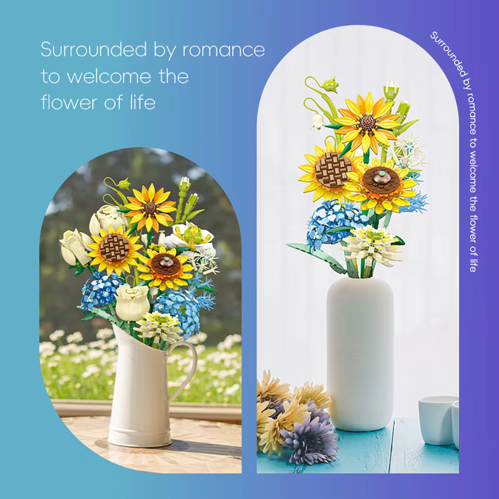 KNEW BUILT – Mini Bouquet de fleurs