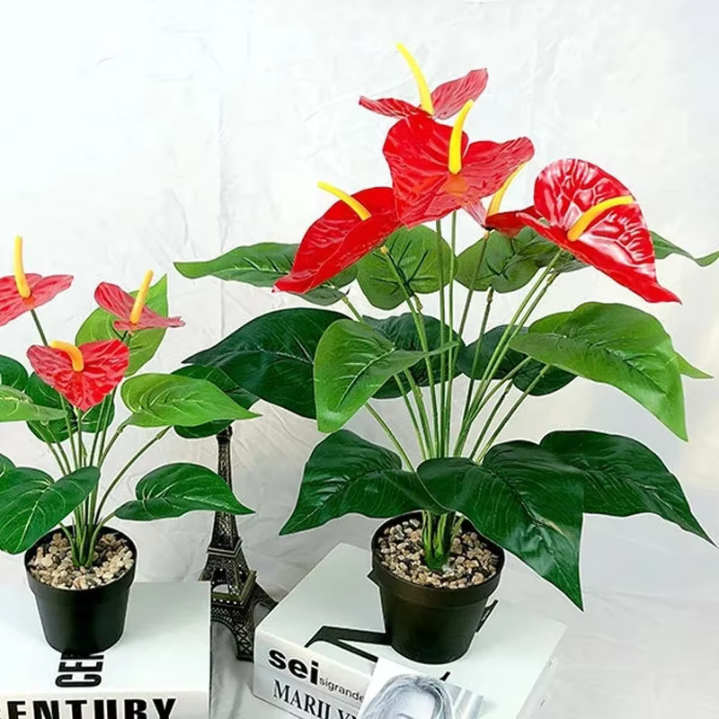 Plantes artificielles en plastique