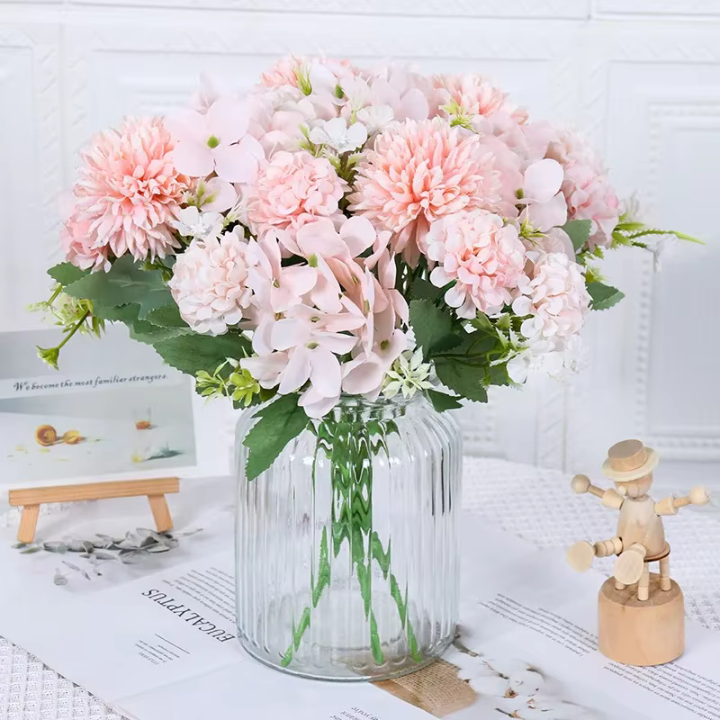 InjFlower-Fausse fleur pour décoration de mariage