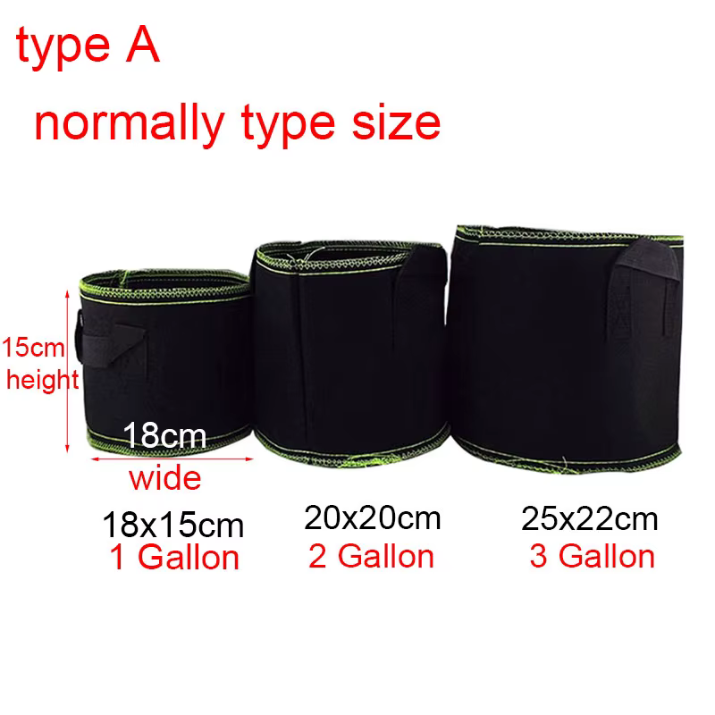 Sacs de culture de plantes 1/2/3 gallons