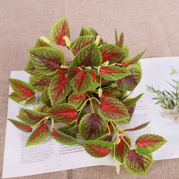 Plantes artificielles en plastique pour la décoration de la maison