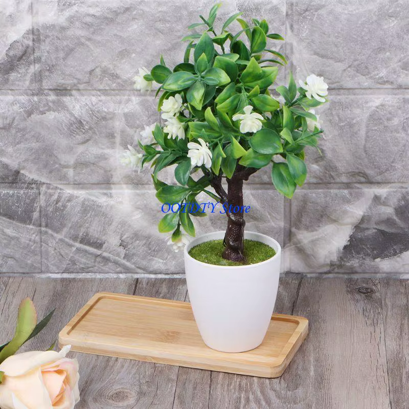 Plateau Pot fleur en bambou 367A