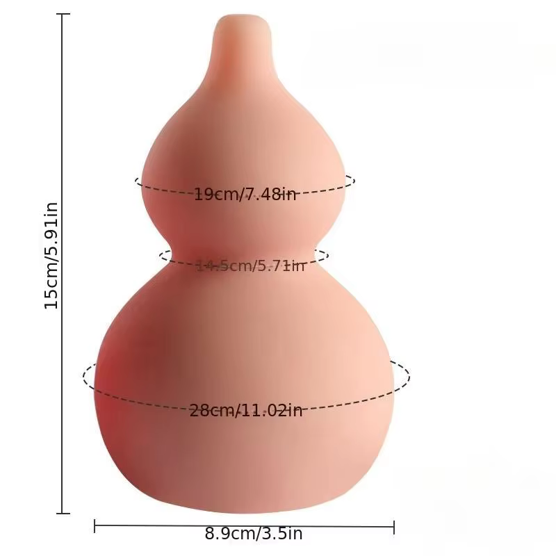 Figurine artistique en forme de calebasse