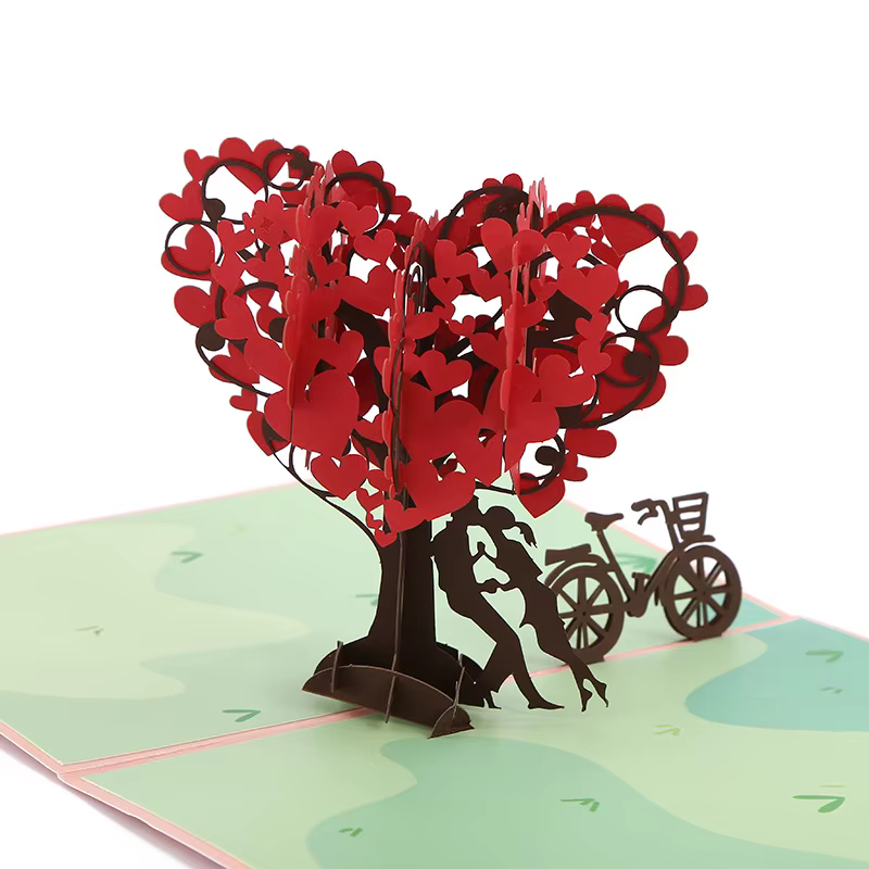 3D Pop Up Flower Greeting Cards Wedding Card Anniversary Thanksgiving Valentines Day Birthday Gift Thank You