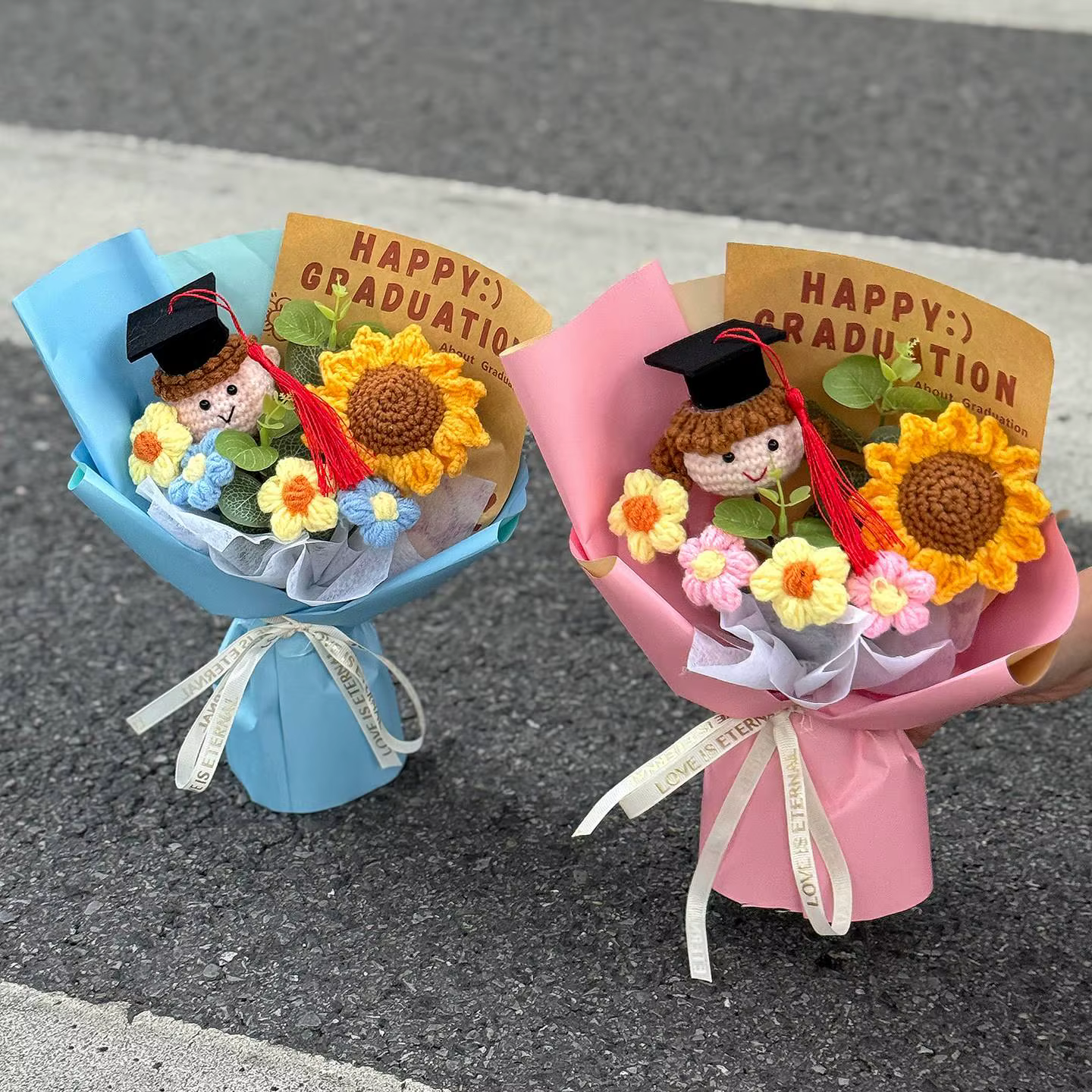 Bouquet de fleurs au crochet