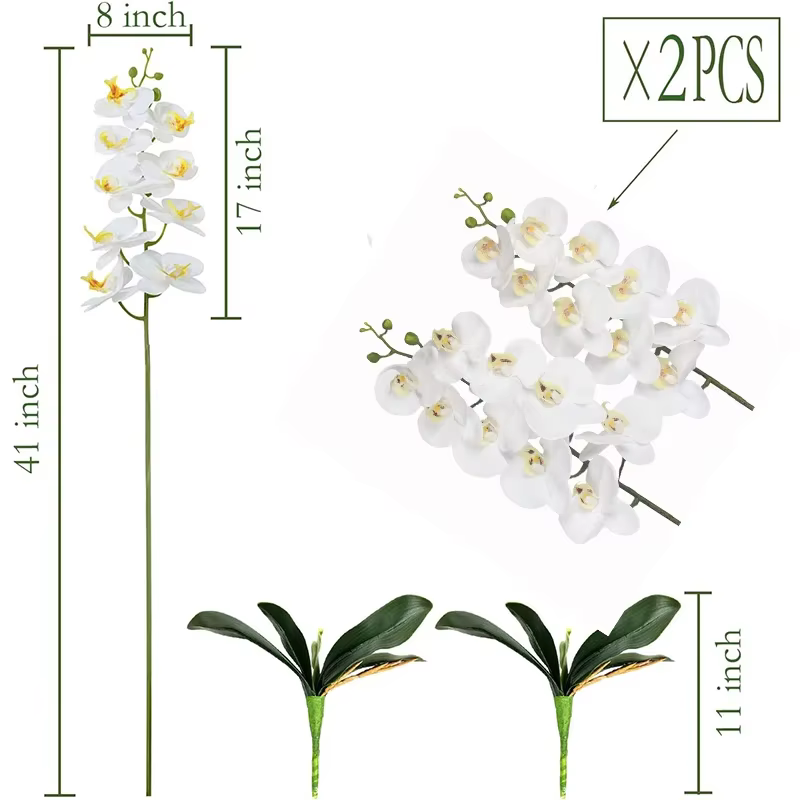 Fleurs artificielles phalaenopsis