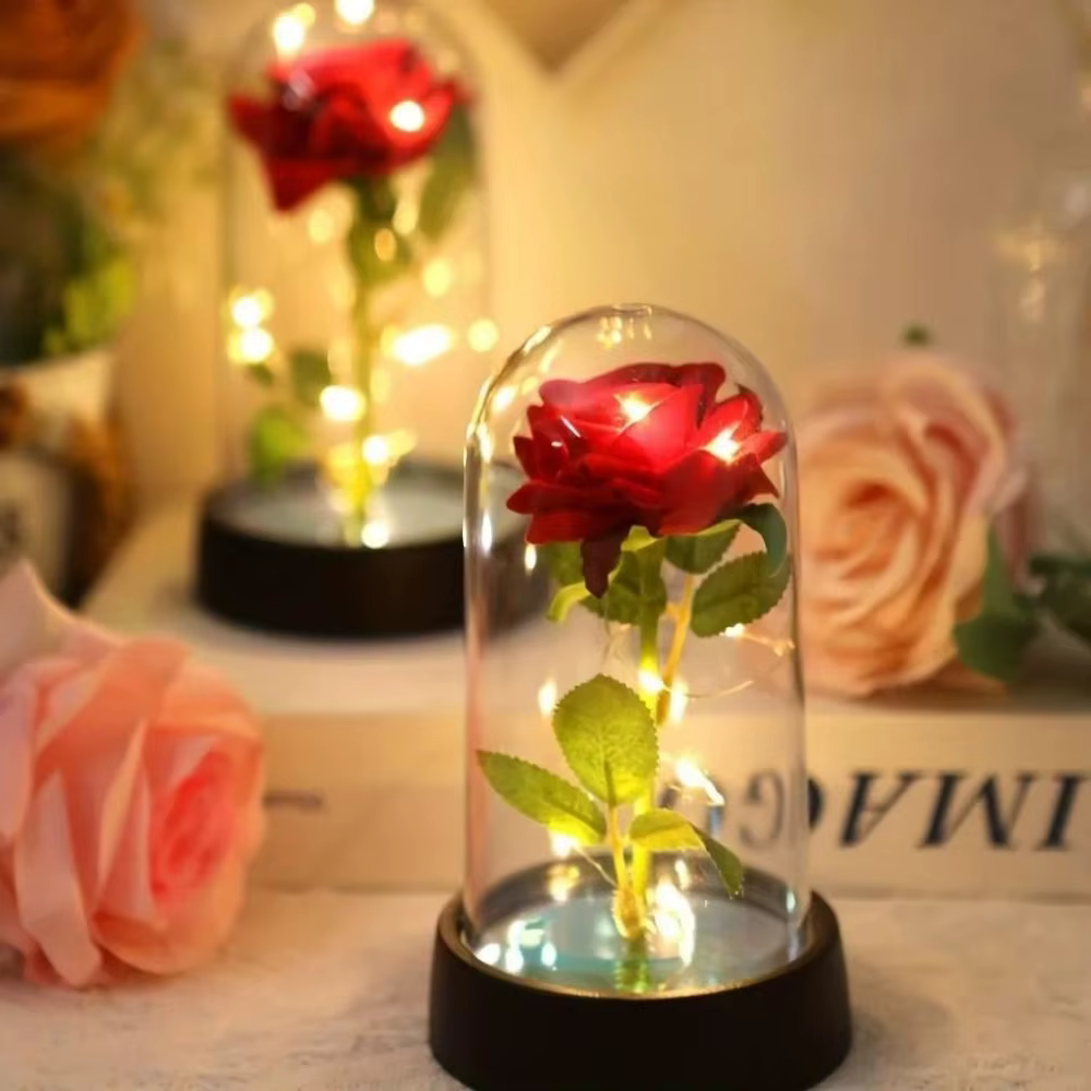Rose éternelle, cadeau d'anniversaire de mariage