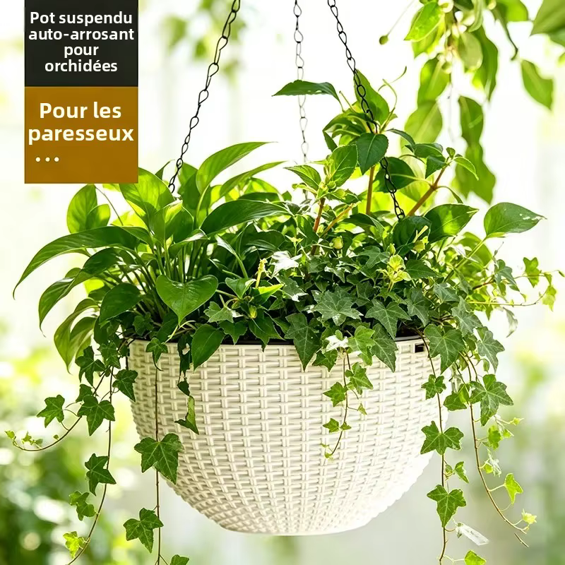 Pots de fleurs suspendus pour plantes d'extérieur