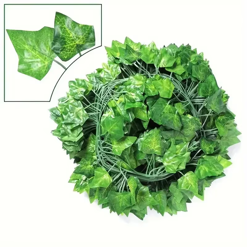 Guirxiété artificielle de feuilles de faux lierre