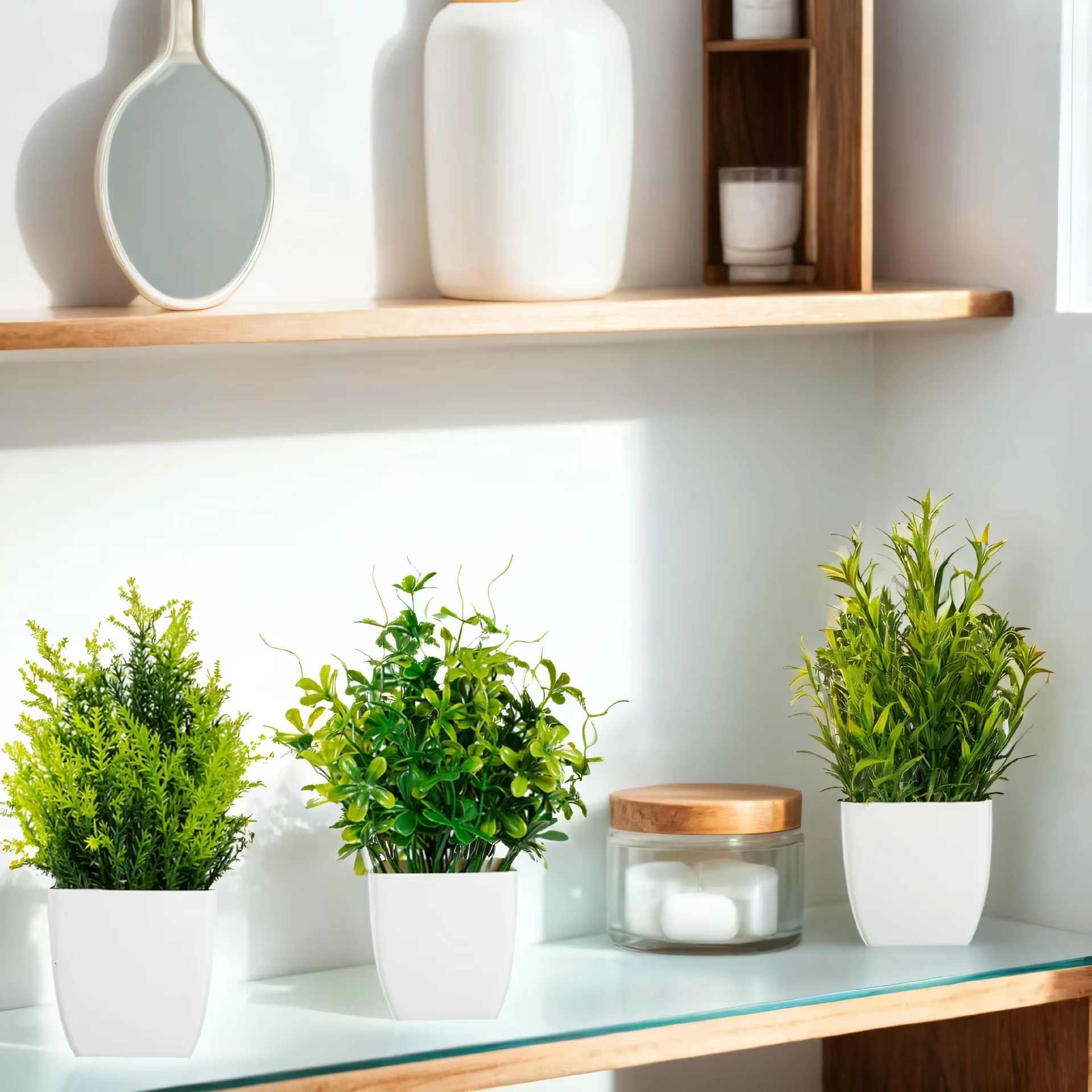 Plante artificielle arbre rebord de fenêtre Table de bureau décoration