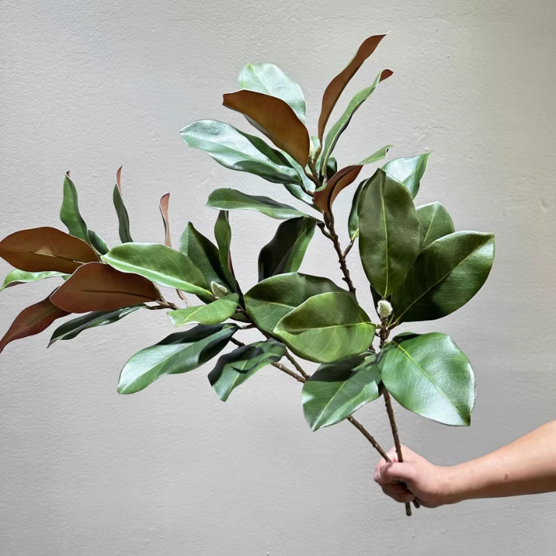 Feuilles de Magnolia artificielles 70CM