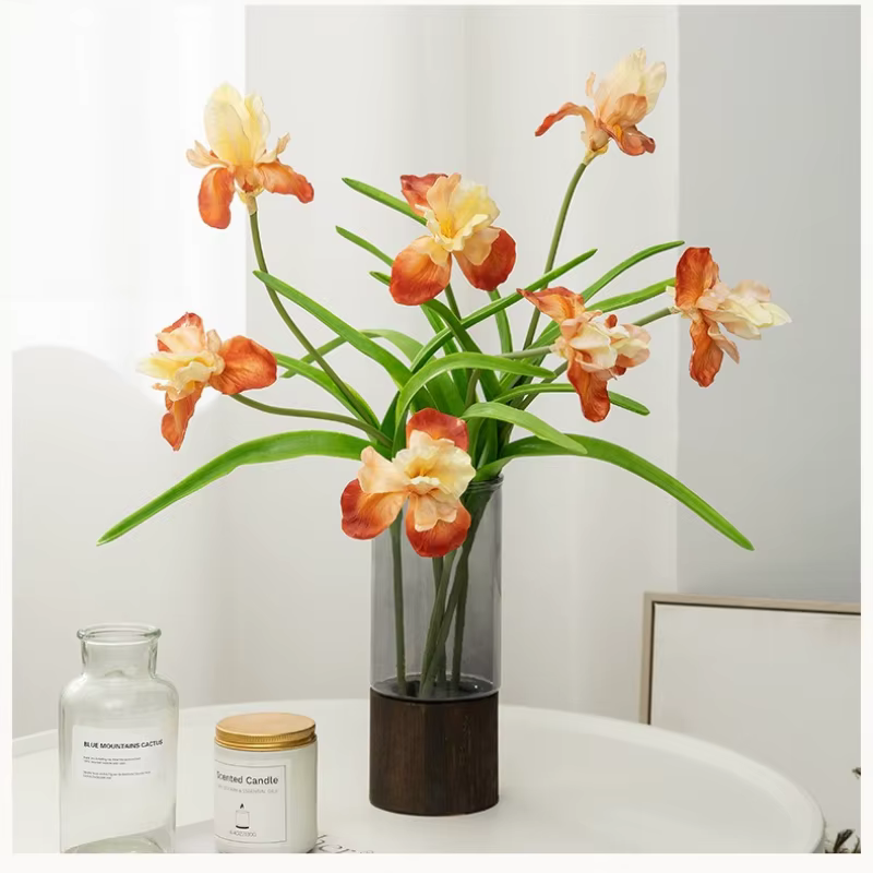10 pièces de fleurs artificielles en PU