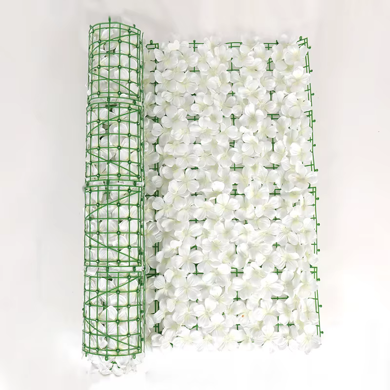 Clôture à Fleurs Artificielles pour Jardin