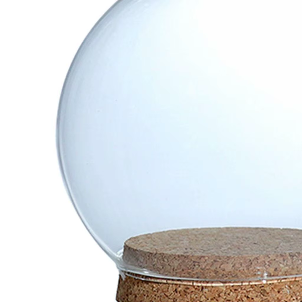 Verre Décoratif avantavec Base en Bois