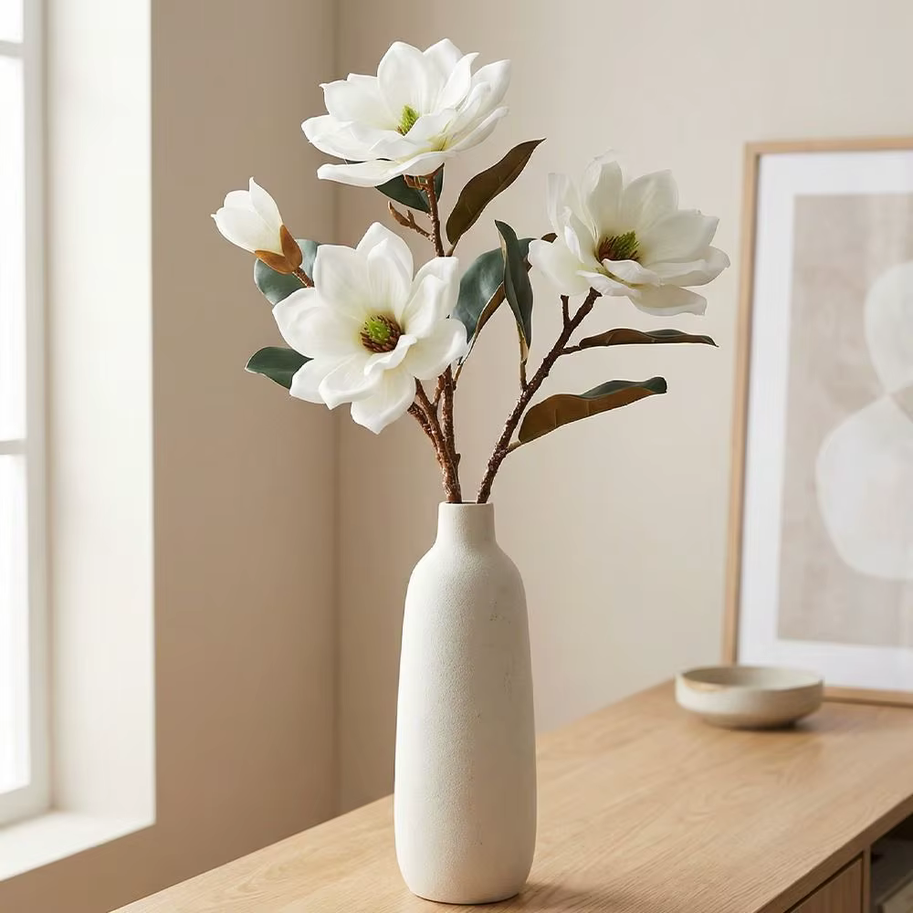 Grande fleur de magnolia artificielle