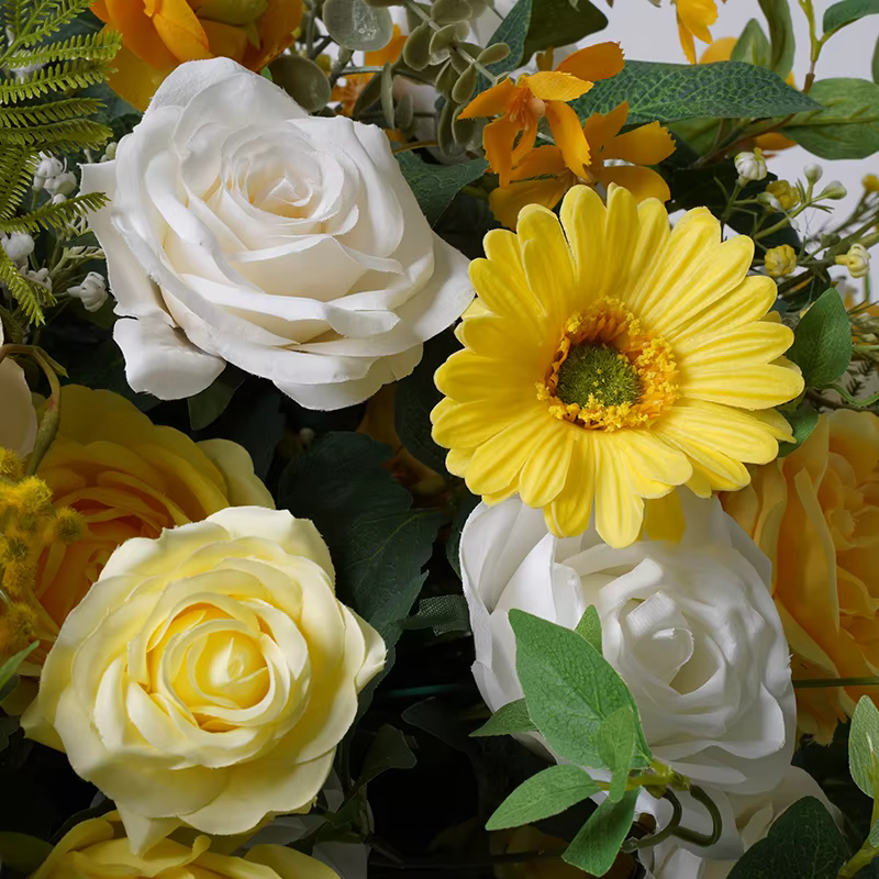 Boules de fleurs vertes